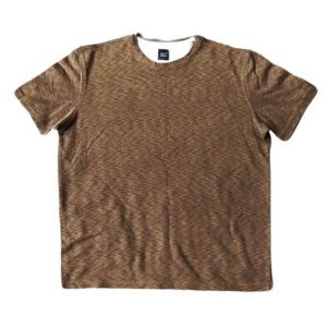 Blue Saks Fifth Ave Crew Neck Short Sleeve Shirt